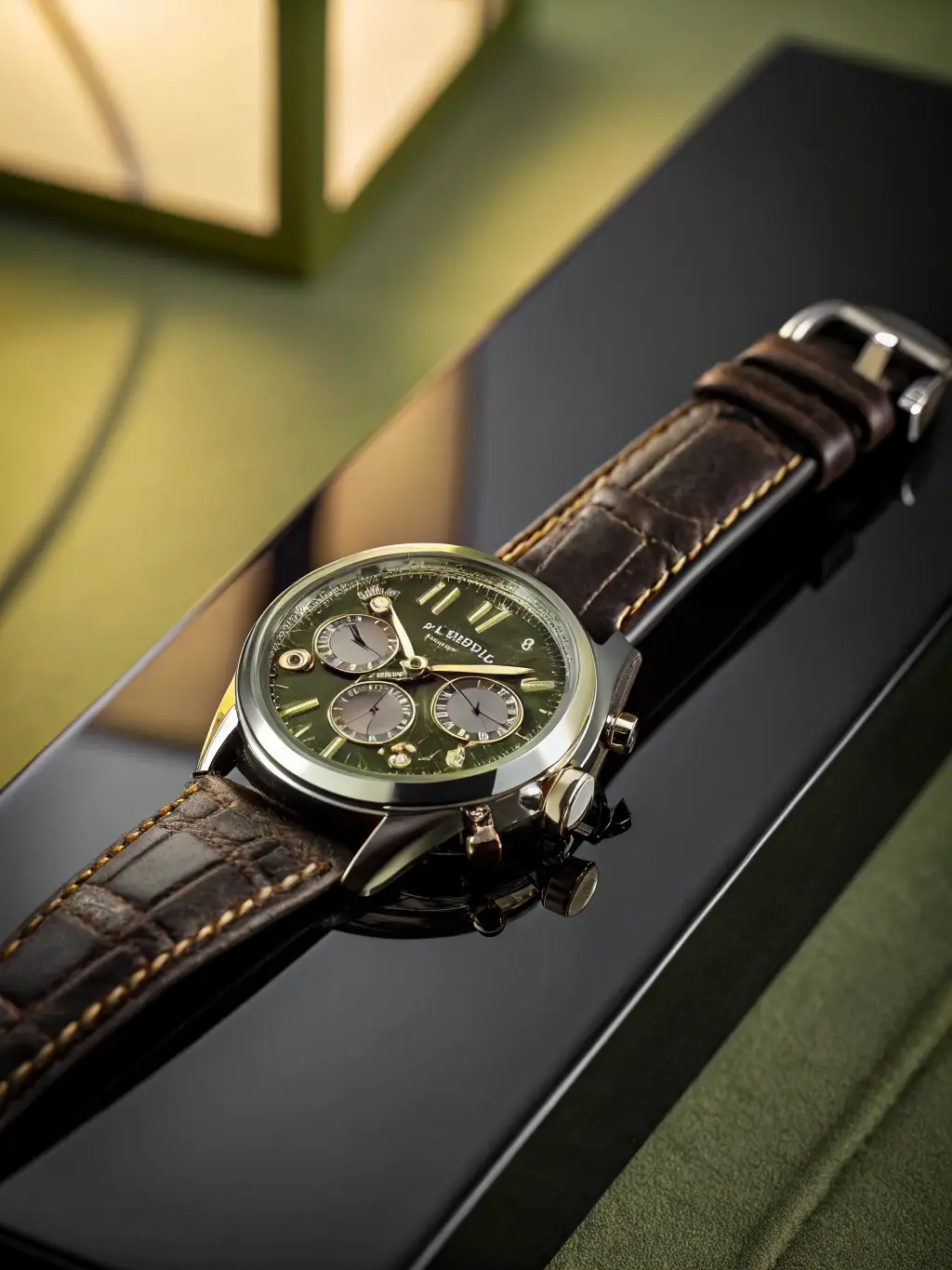 A vibrant product shot of a luxury watch with a clean, cinematic background, showcasing Inse Photography's product photography expertise.